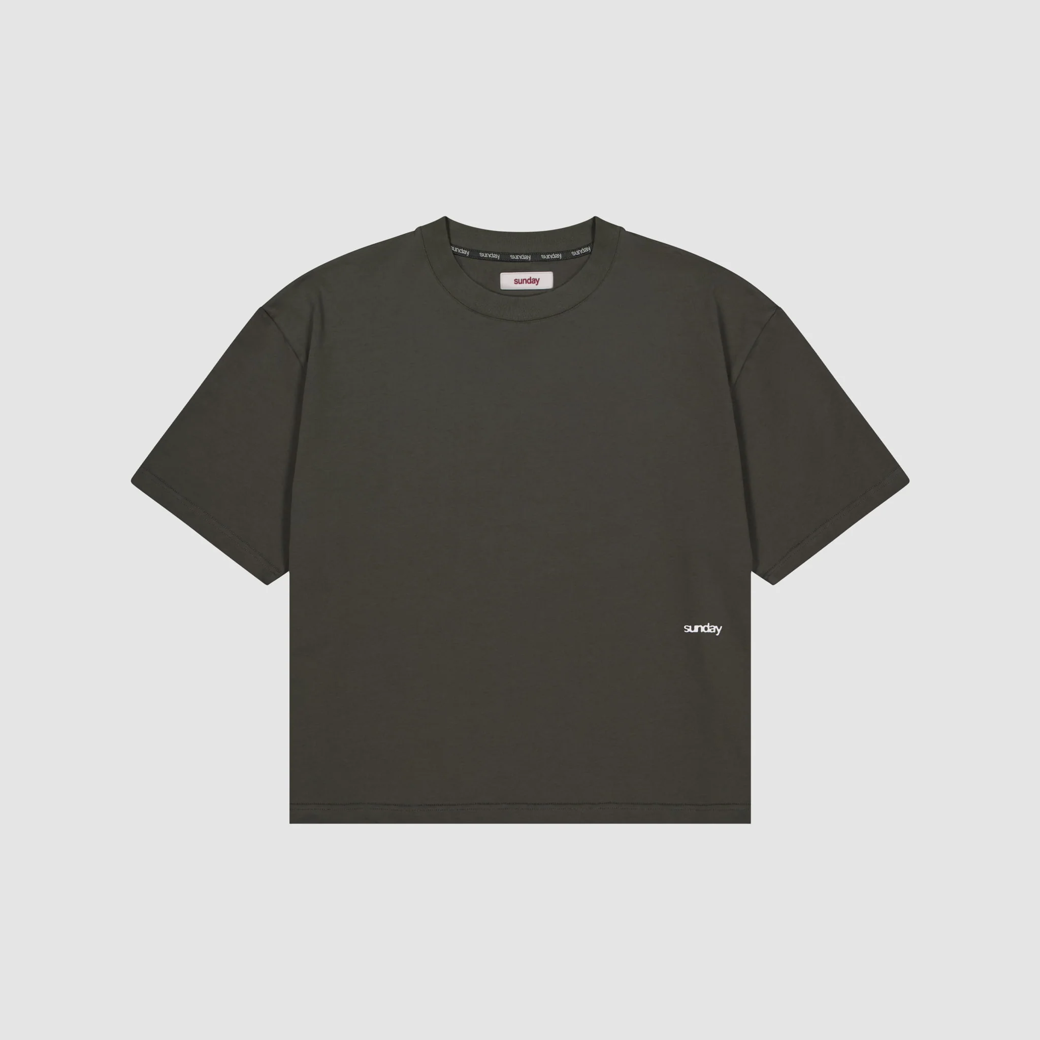 heavyweight script tee charcoal heavyweight script tee charcoal