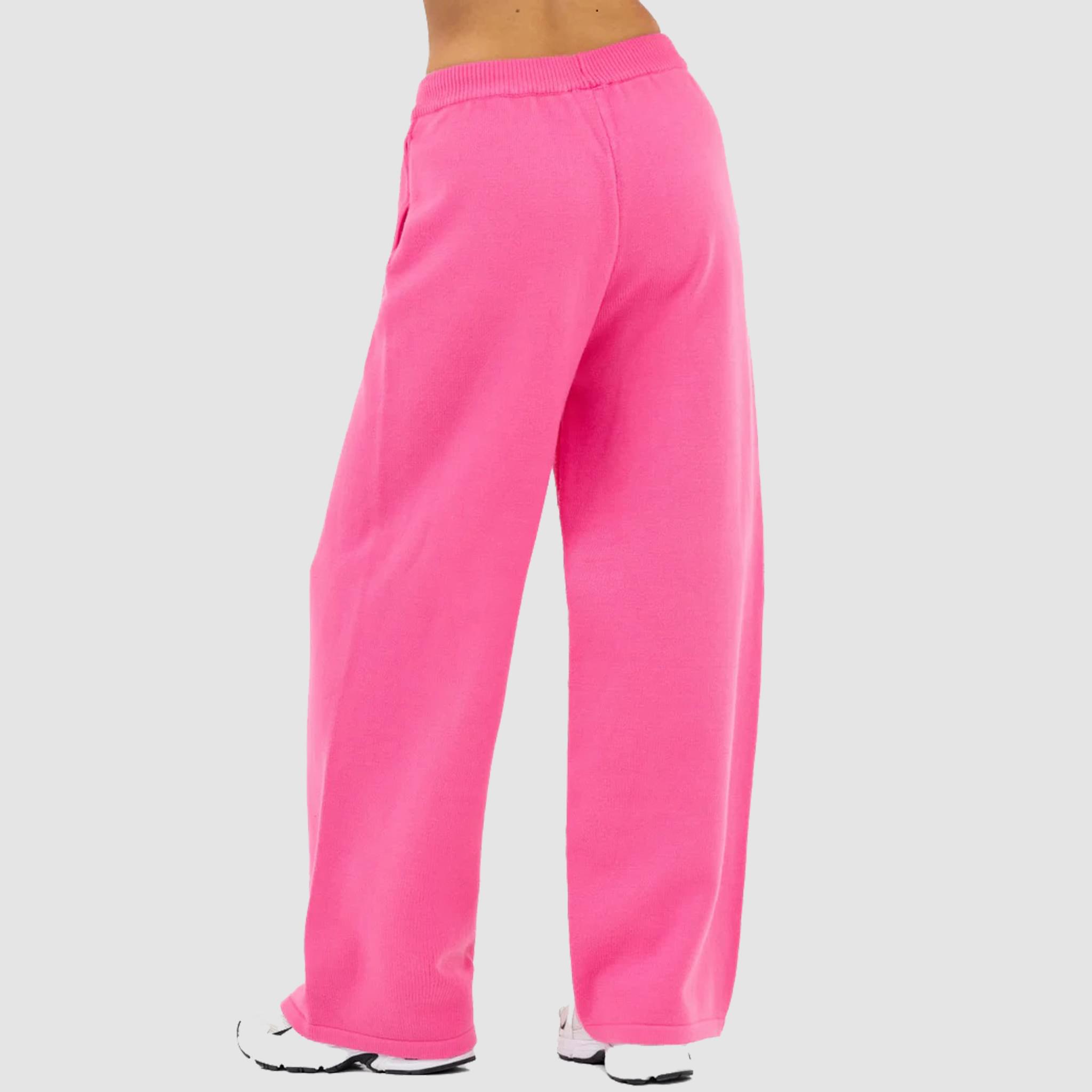 heavyweight straight leg tracks Dark Pink